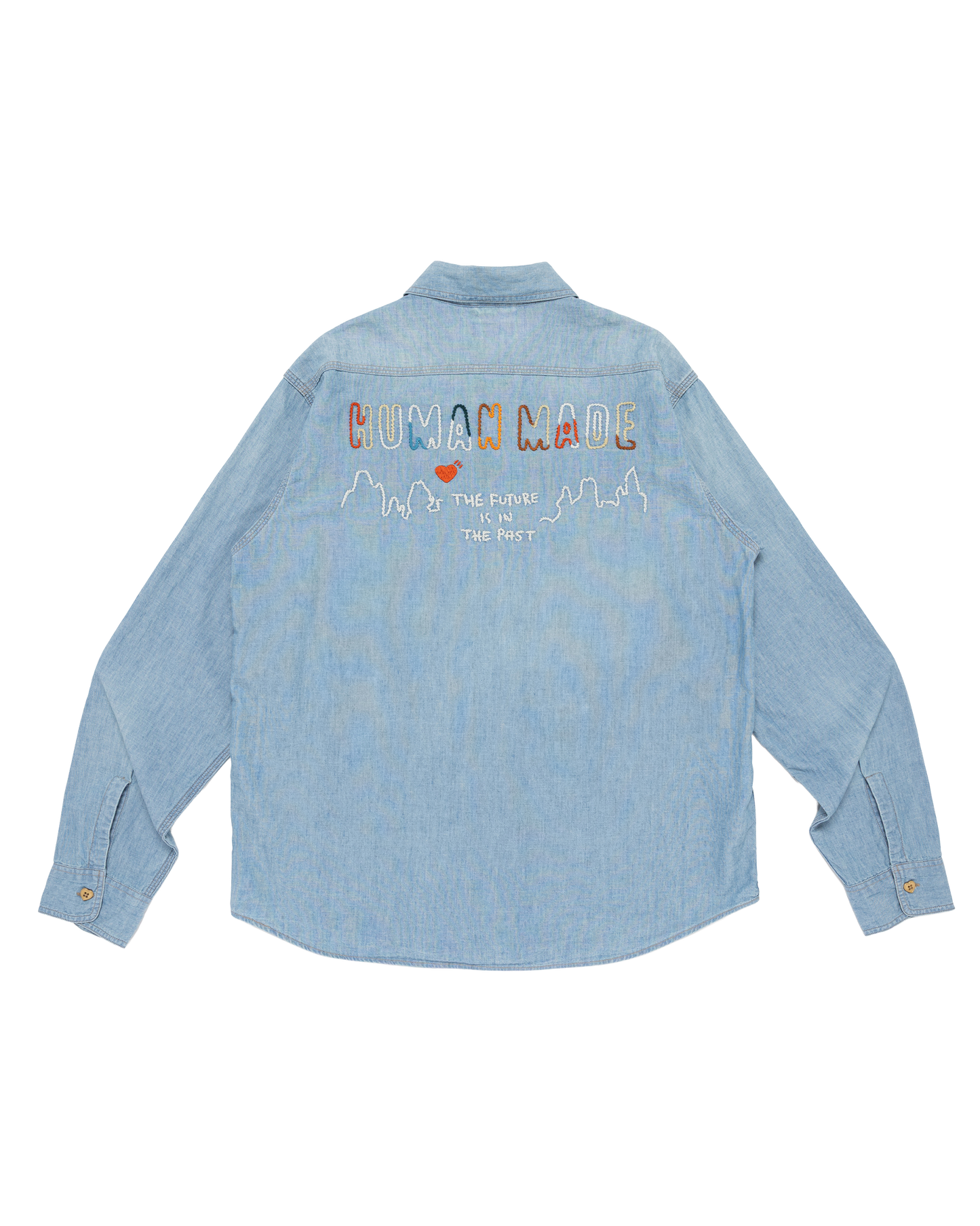 Embroidered Chambray Shirt