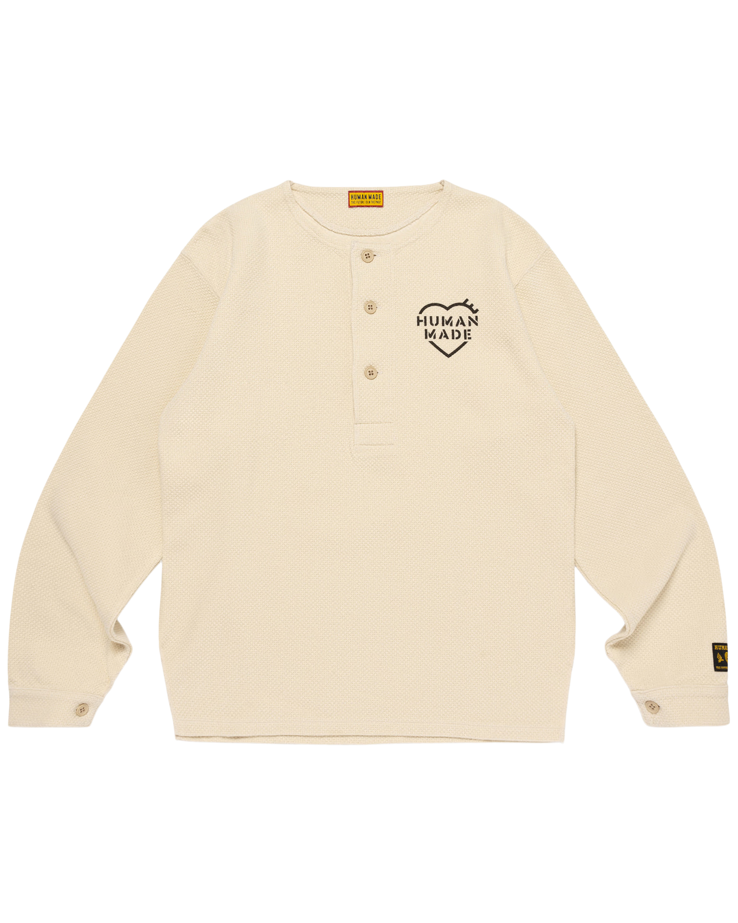 Henley Neck L/S T-Shirt