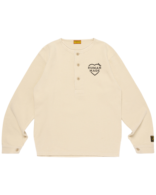 Henley Neck L/S T-Shirt