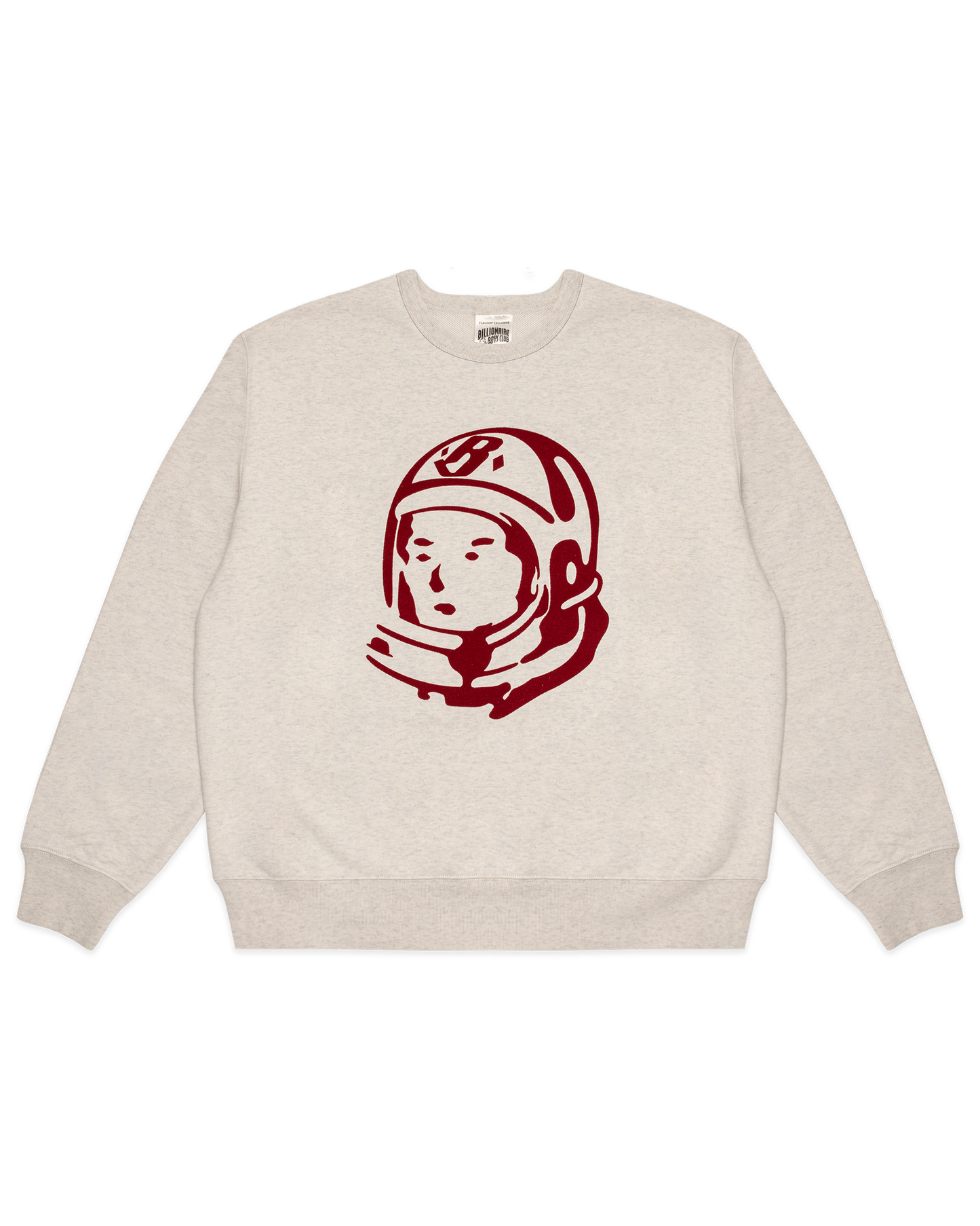 Flocked Helmet Head Crewneck – Billionaire Boys Club