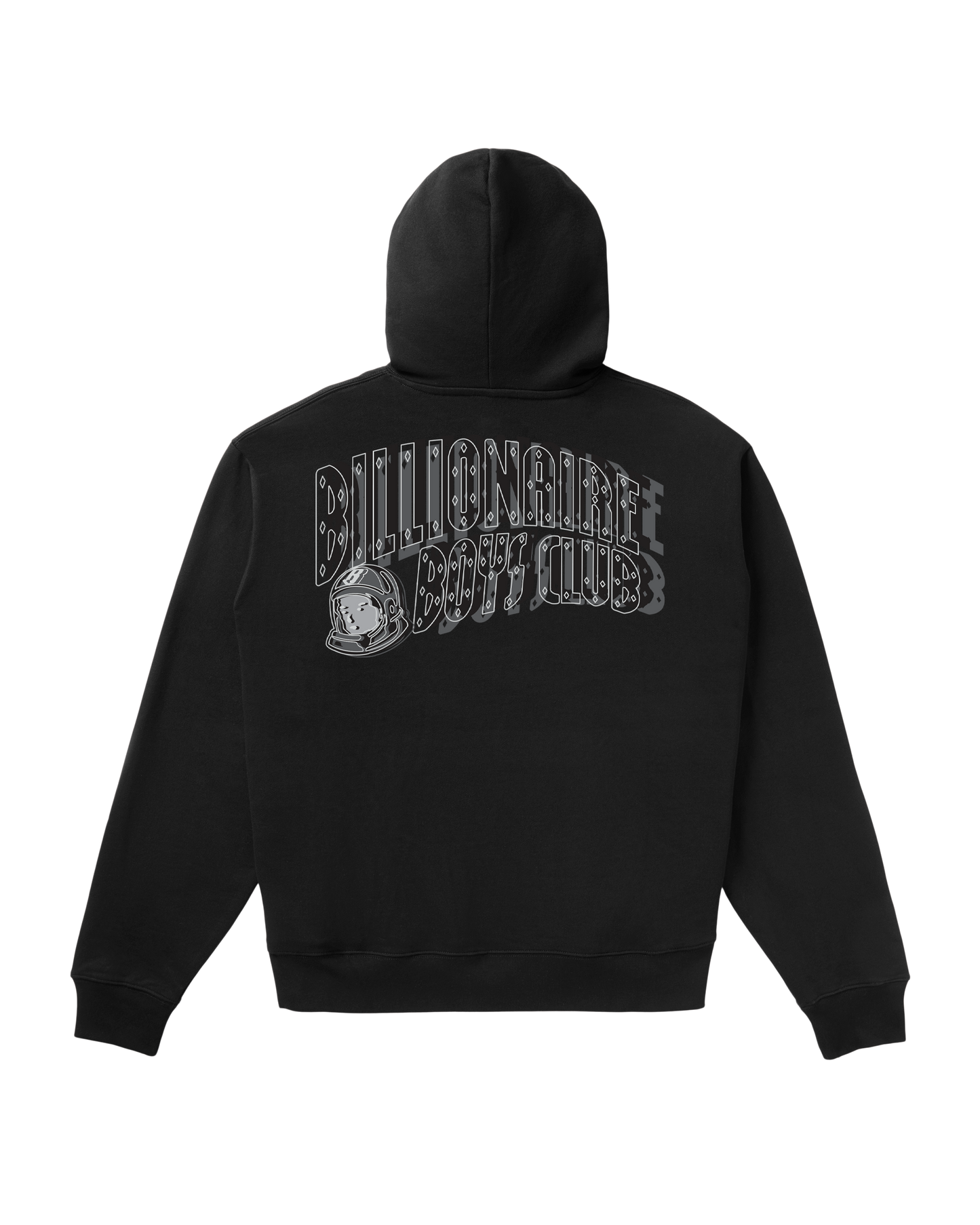 Outline Curve Logo Hoodie