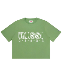 Womens Running Dog Cropped Tee