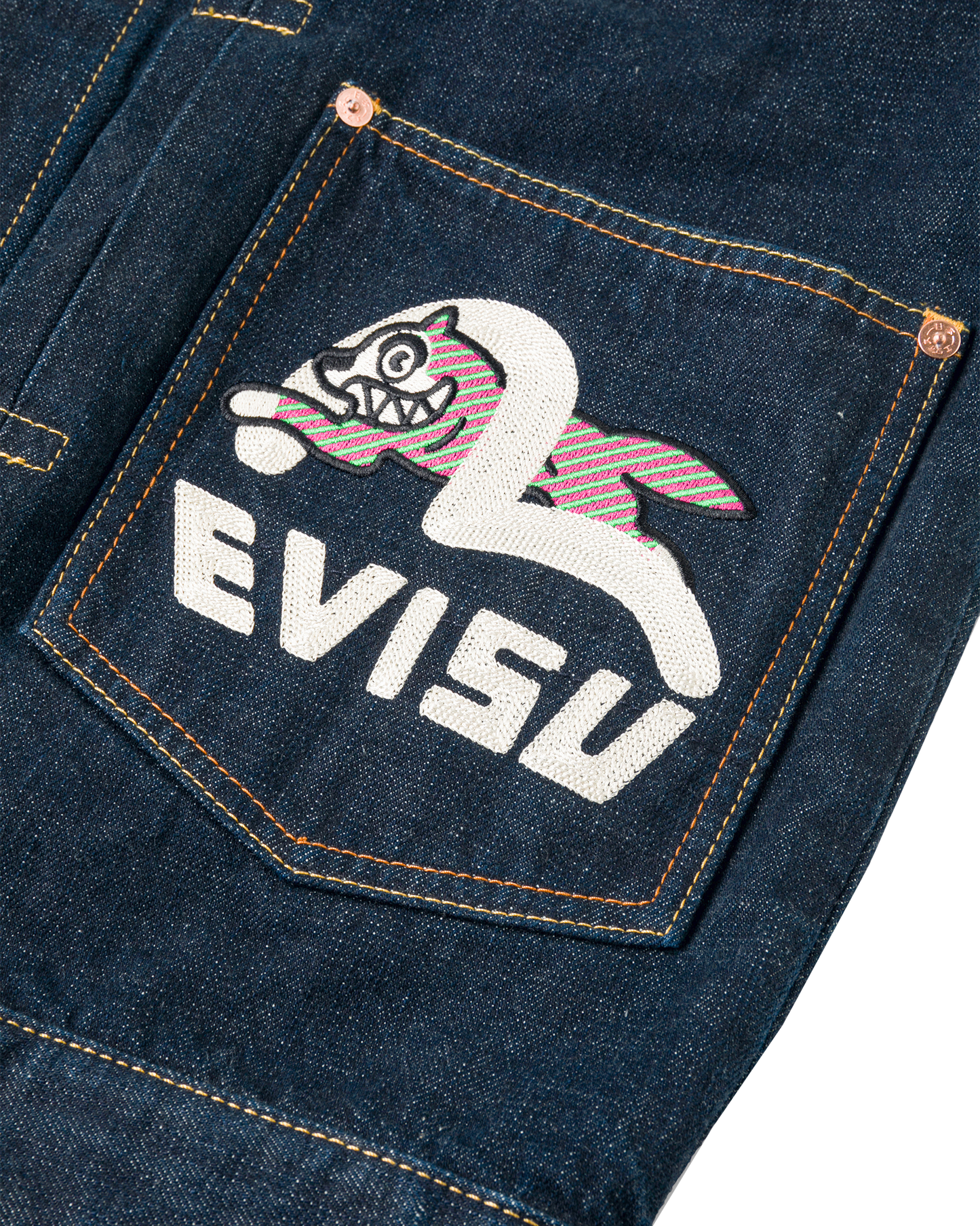 Seagull Print & Emb. Denim Jacket