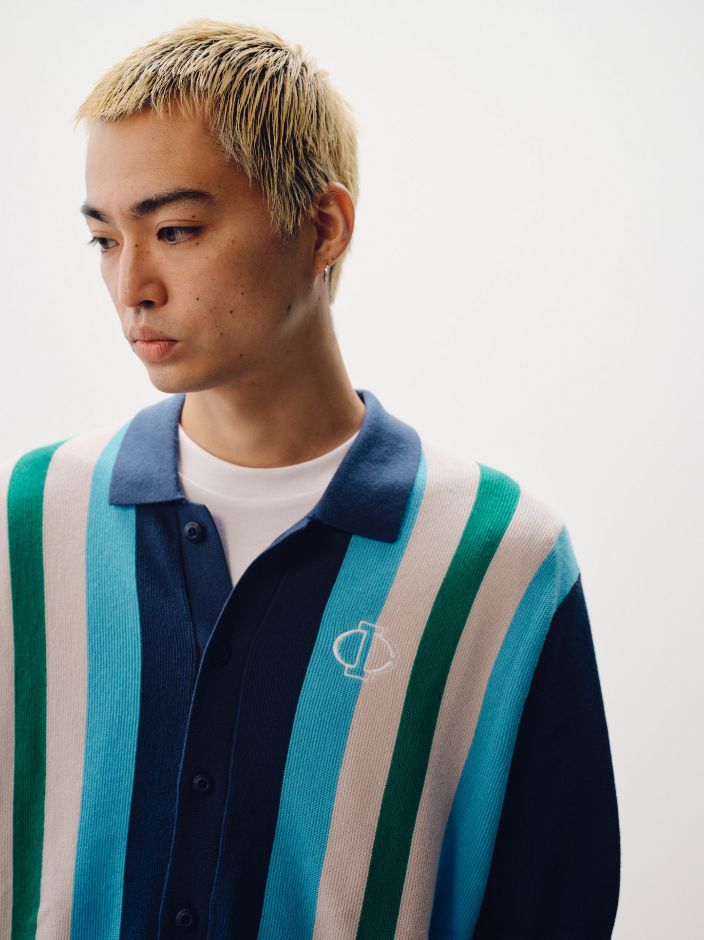 Collared Knitted Polo Shirt