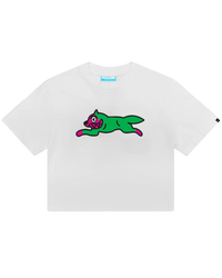 Womens Running Dog Cropped Tee