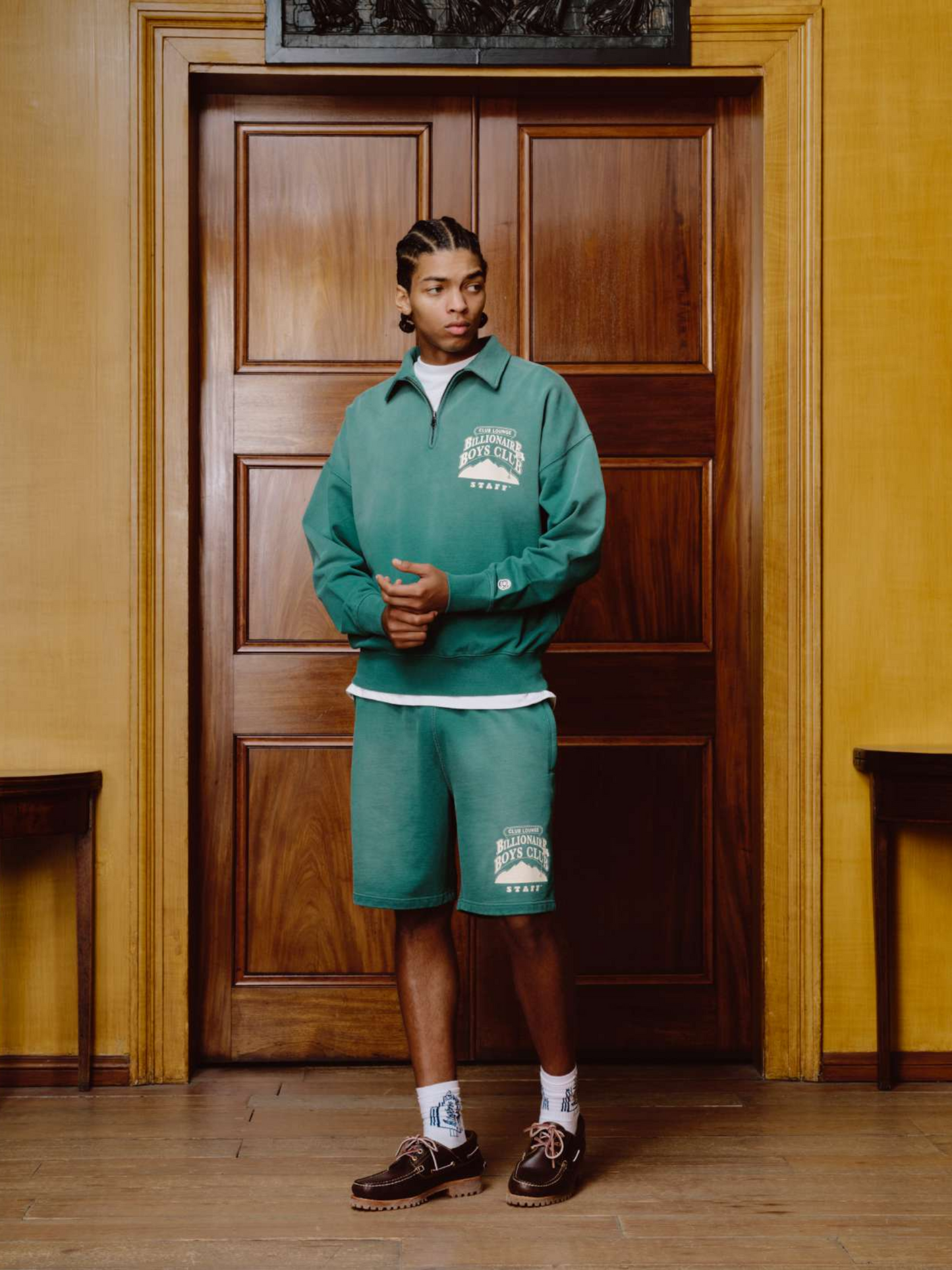 Country Lounge Quarter Zip Crewneck