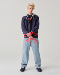 Running Dog Double Scoop Denim Pant