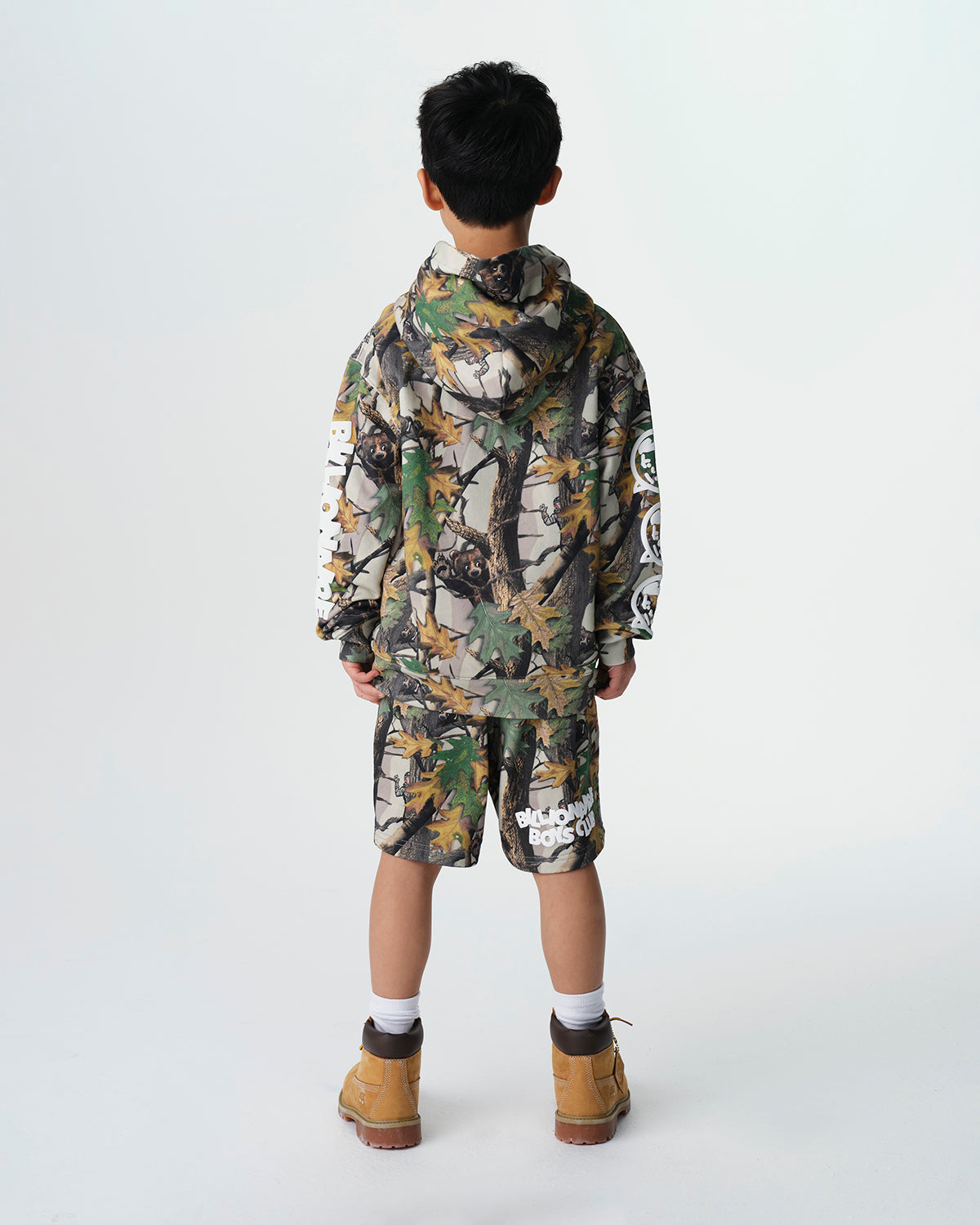 Kids Tree Camo Popover Hood