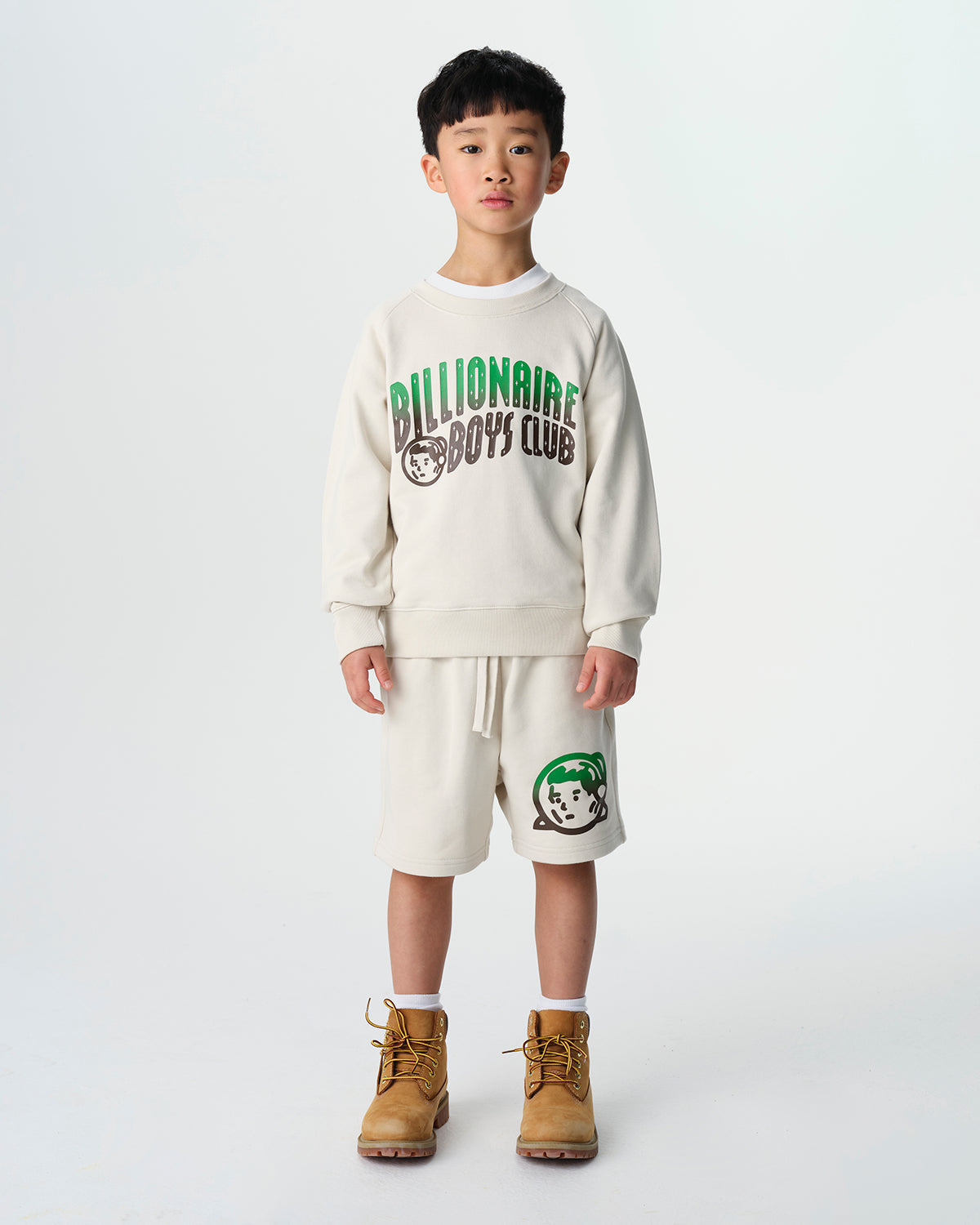 Kids Gradient Arch Logo Crewneck