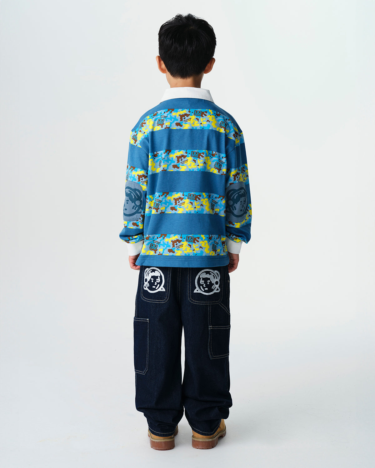 Kids Robot Camo Rugby Top