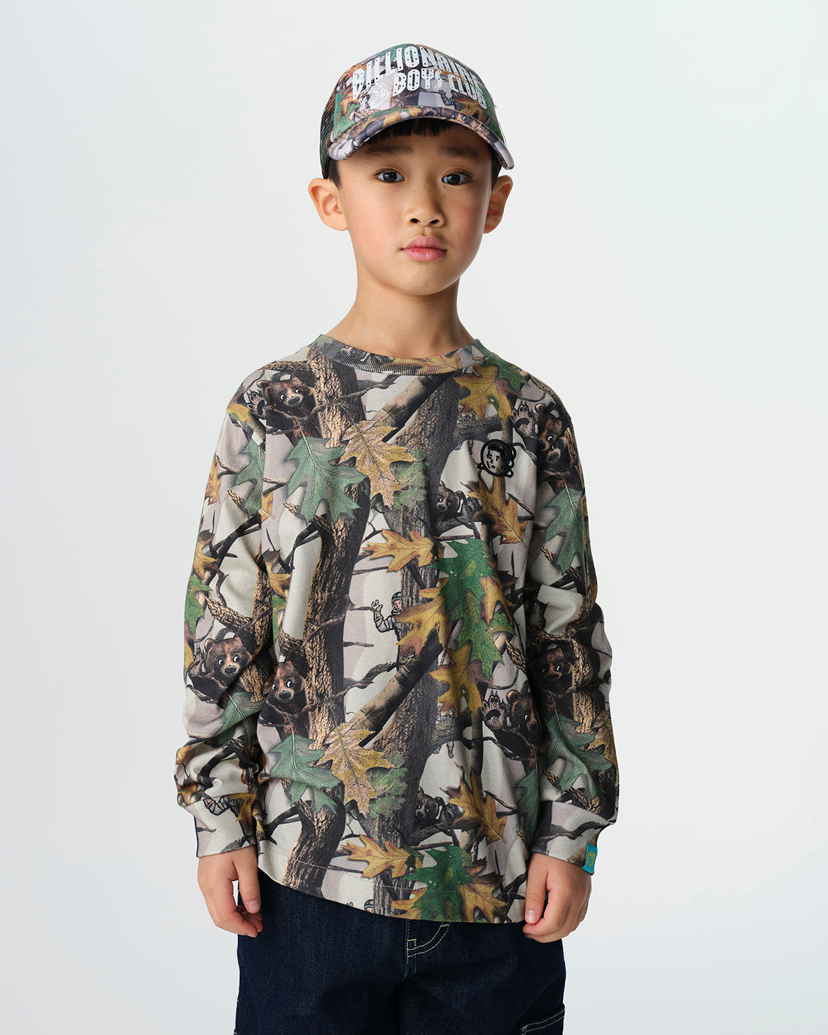 Kids Tree Camo Arch Logo Trucker Cap
