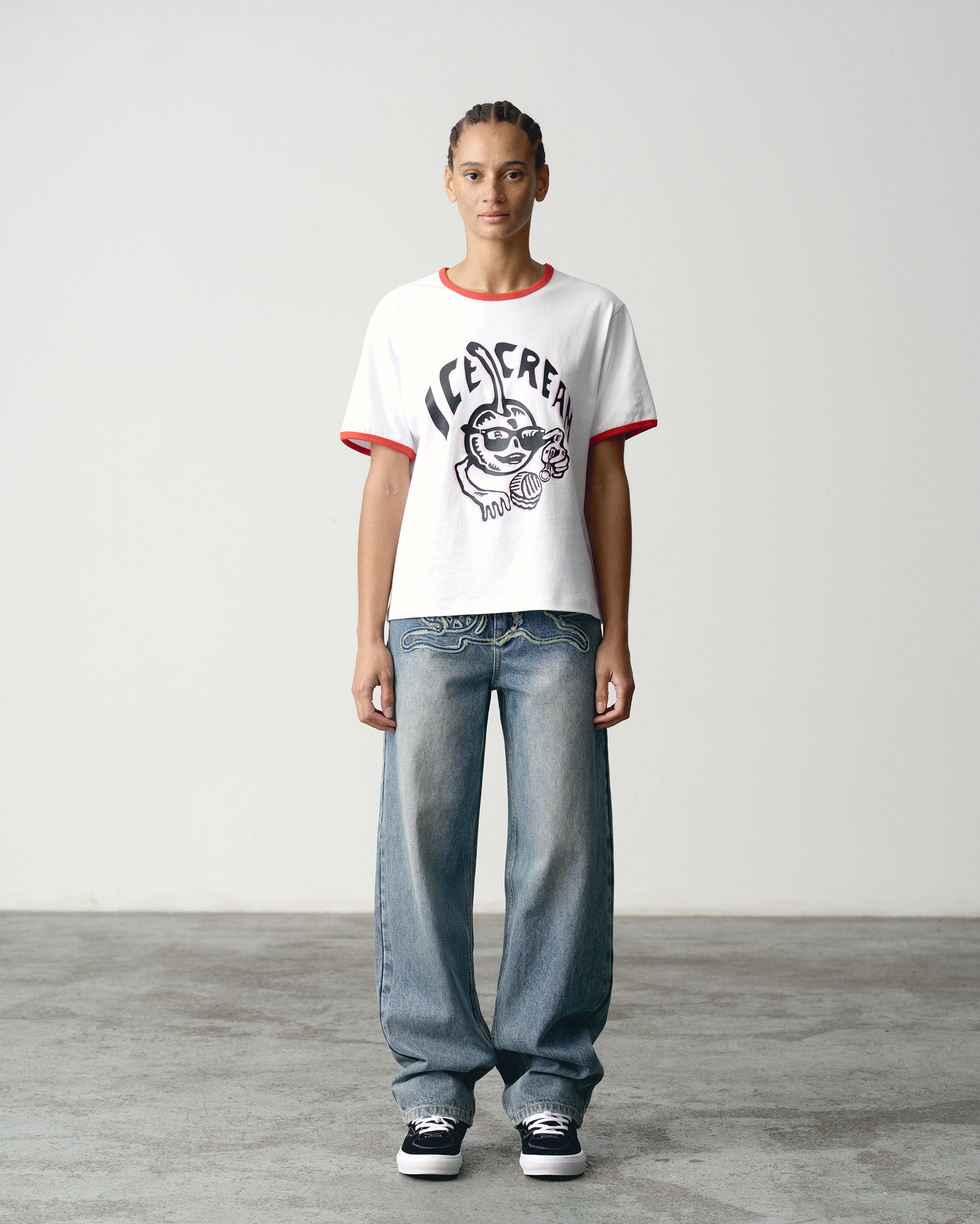 Womens Cherry Ringer T-Shirt
