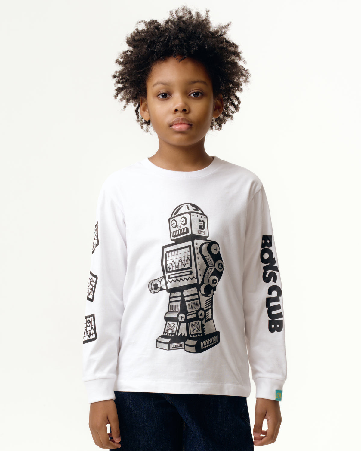 Kids Walking Robot LS T-Shirt