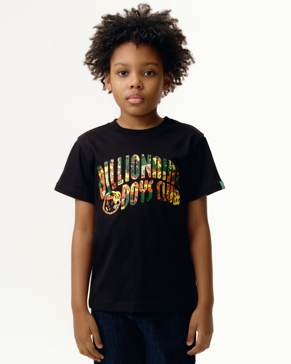 Kids Jumble Camo Arch Logo T-Shirt