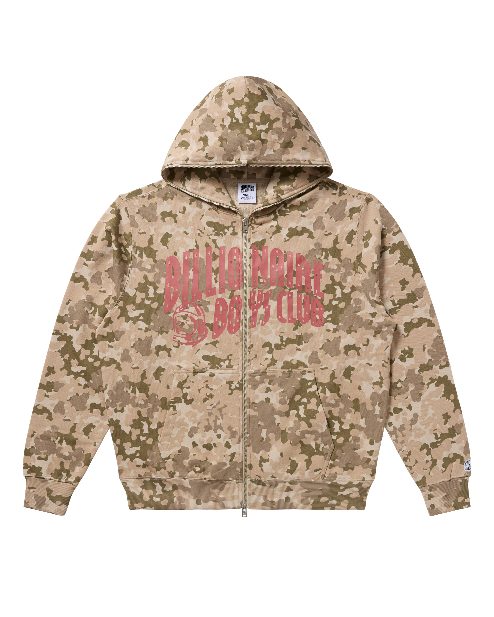 トップス BELVET Camo Zip Hoodie L Camo Zip Hoodie – Billionaire Boys Club