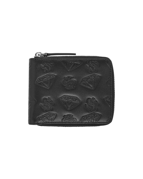 小物 BLACK LEATHERS middle wallet DIAMOND 小物 BLACK LEATHERS middle wallet DIAMOND TOYS McCOY Wallet