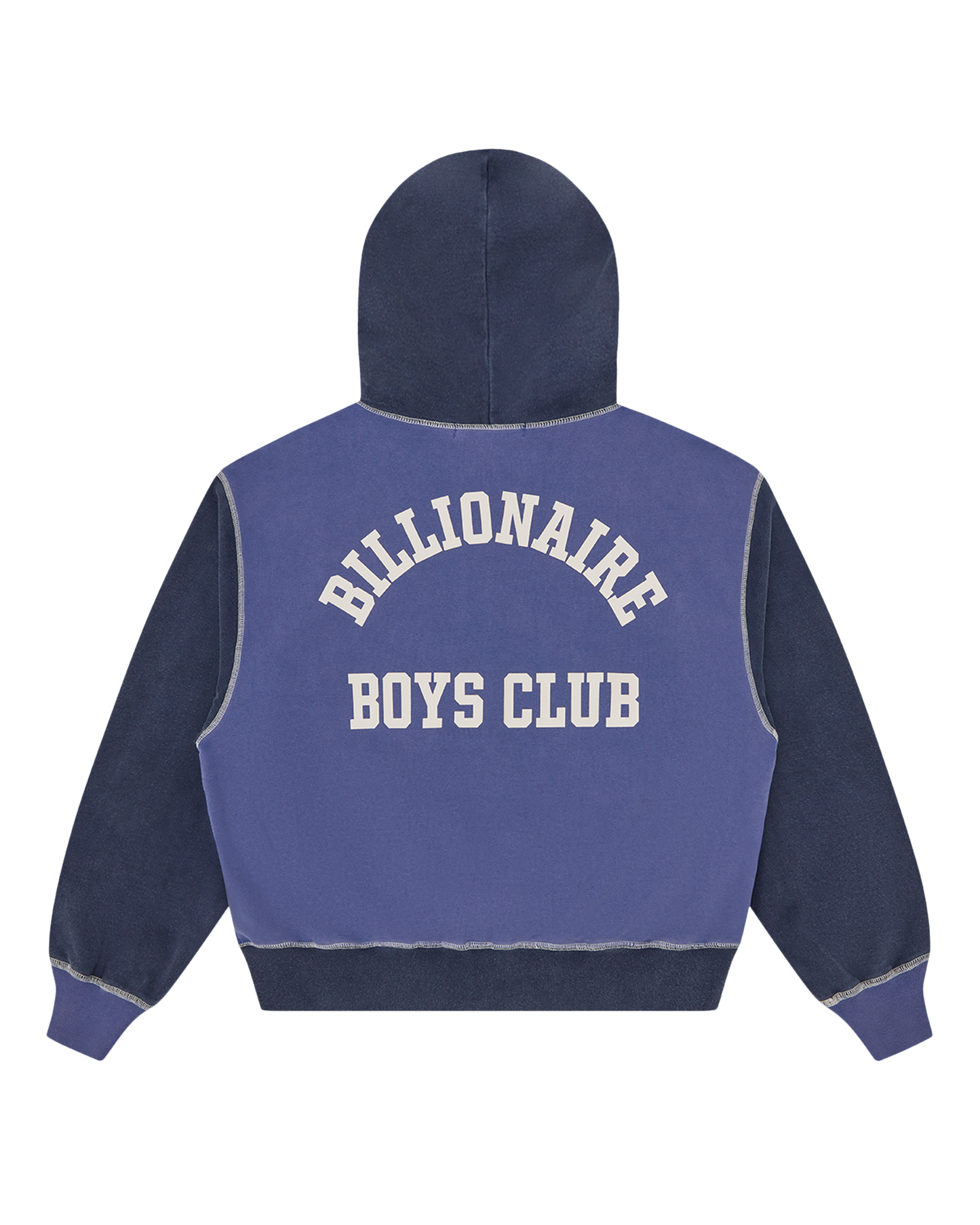 Indigo Oversized College Zip Through