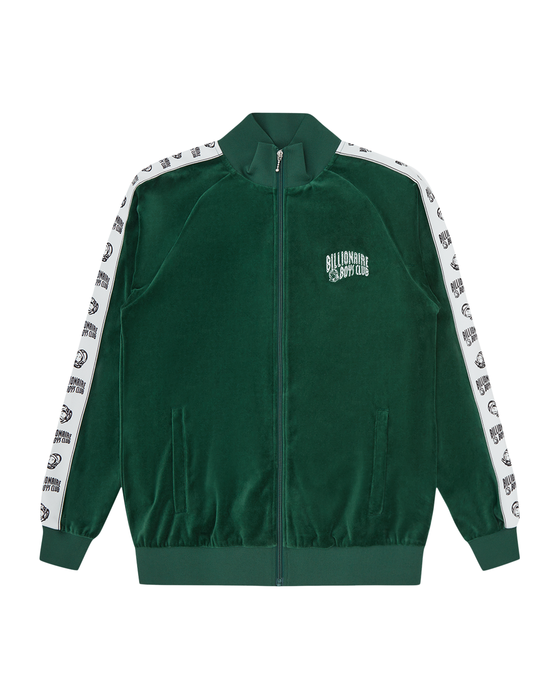 Small Arch Logo Taped Velour Track Top