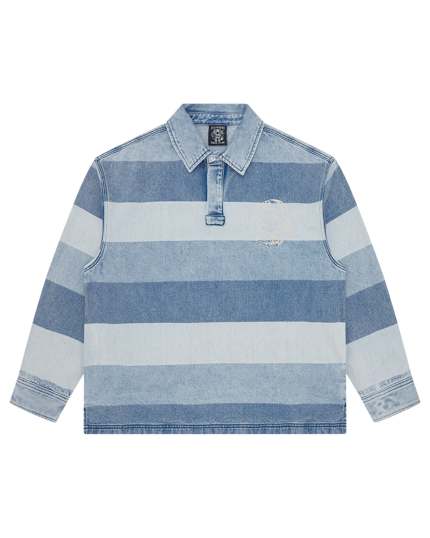 Script Denim Long Sleeve Rugby Shirt