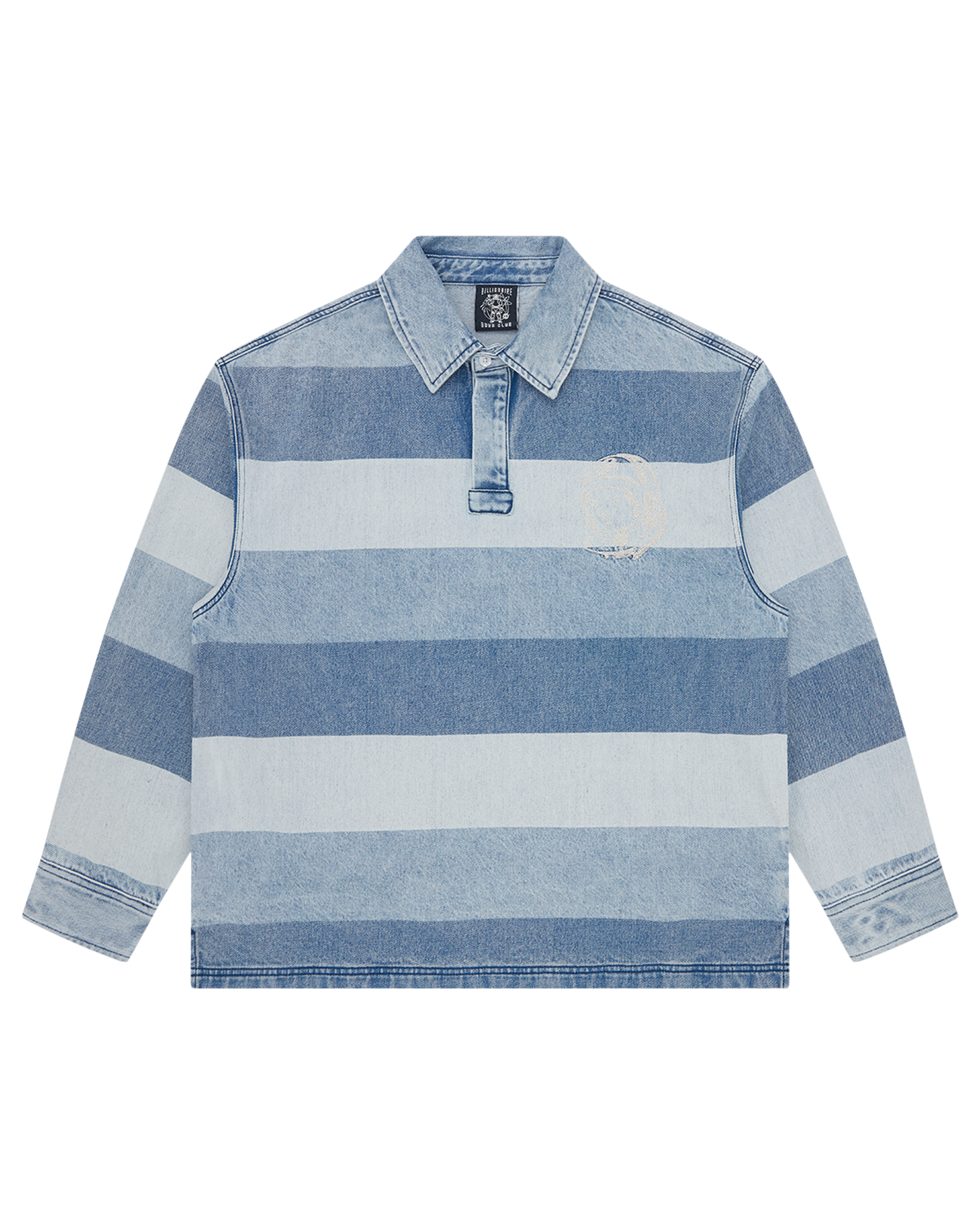 Montana　 BEACH Rugby Shirt Big & Tall Rugby Shirt in Garment-Washed Cotton