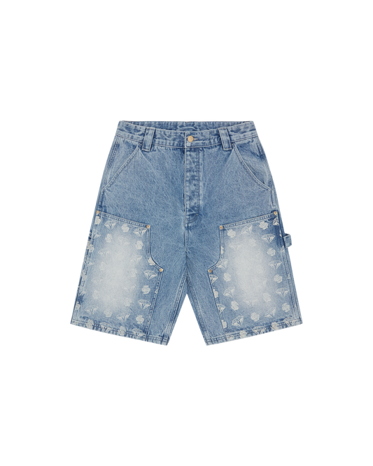 Diamonds & Dollars Denim Carpenter Short