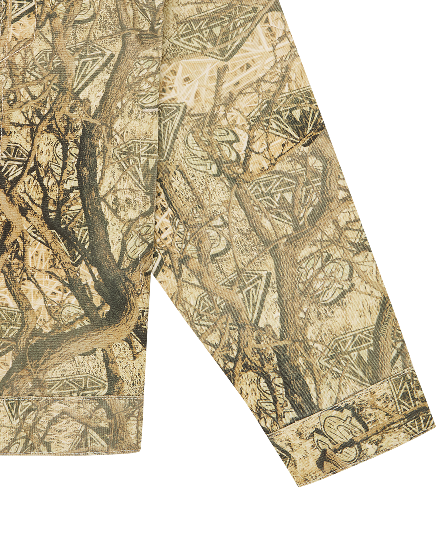 Diamonds & Dollars Tree Camo Trucker Jacket