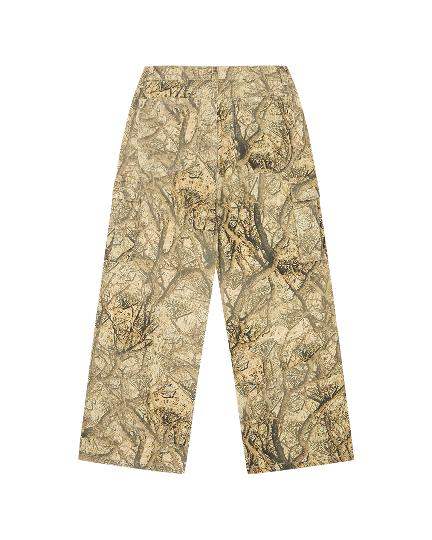 Diamonds & Dollars Tree Camo Cargo Pants