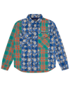 Diamonds & Dollars Check Padded Overshirt