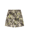 Overlay Camo Cotton Cargo Shorts