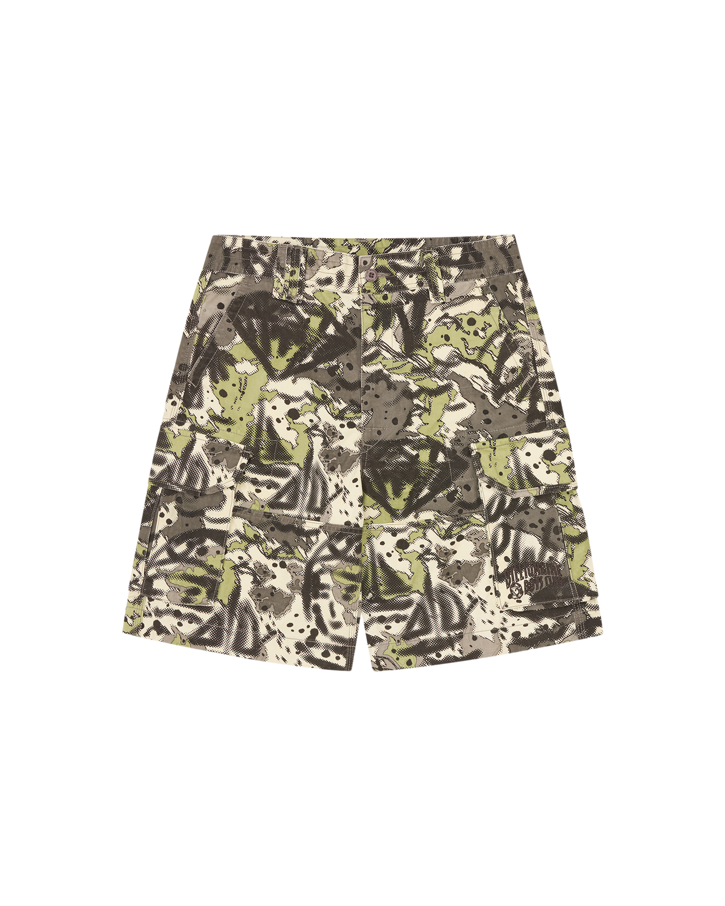 Overlay Camo Cotton Cargo Shorts