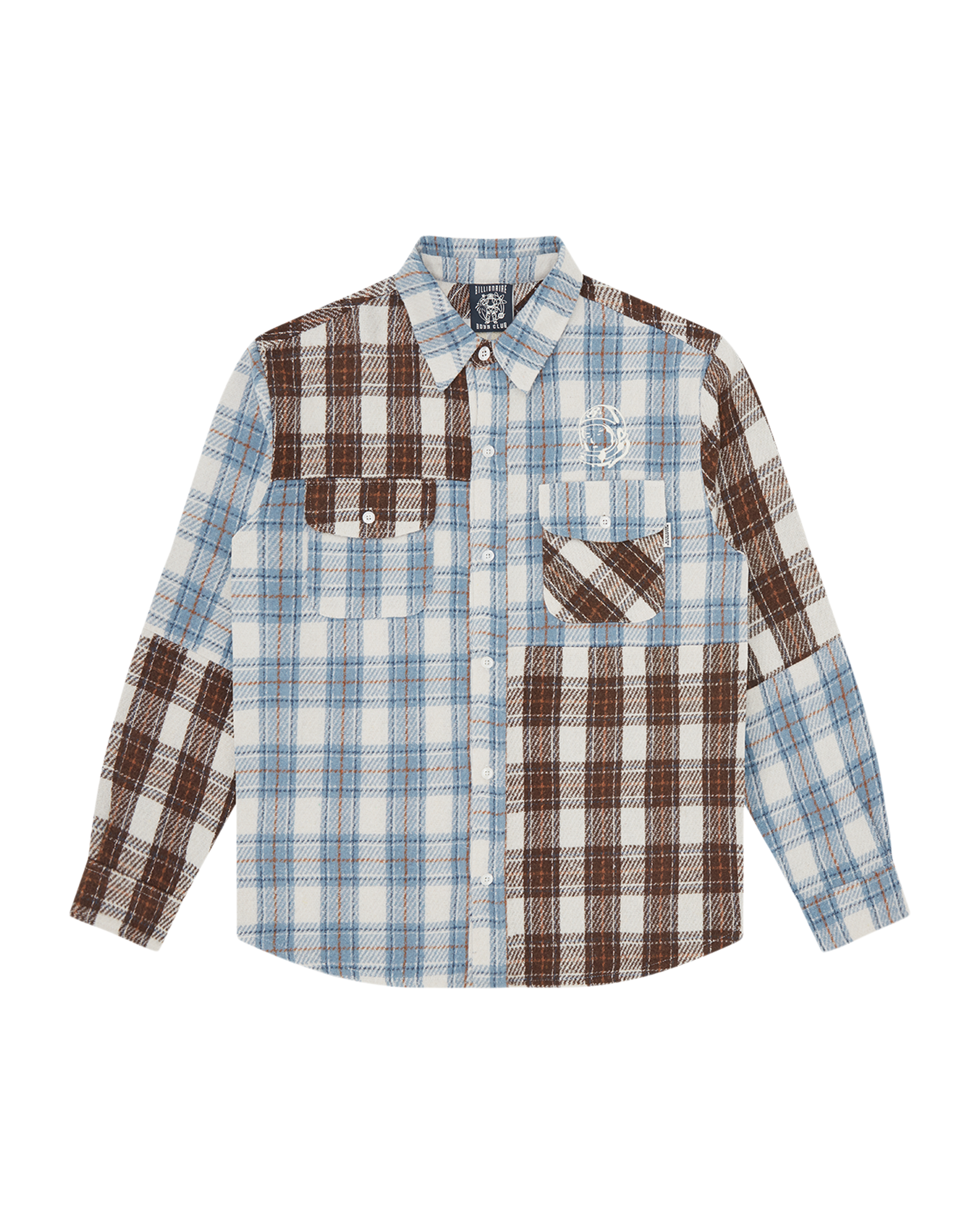 Arch Logo Patchwork Check Shirt – Billionaire Boys Club