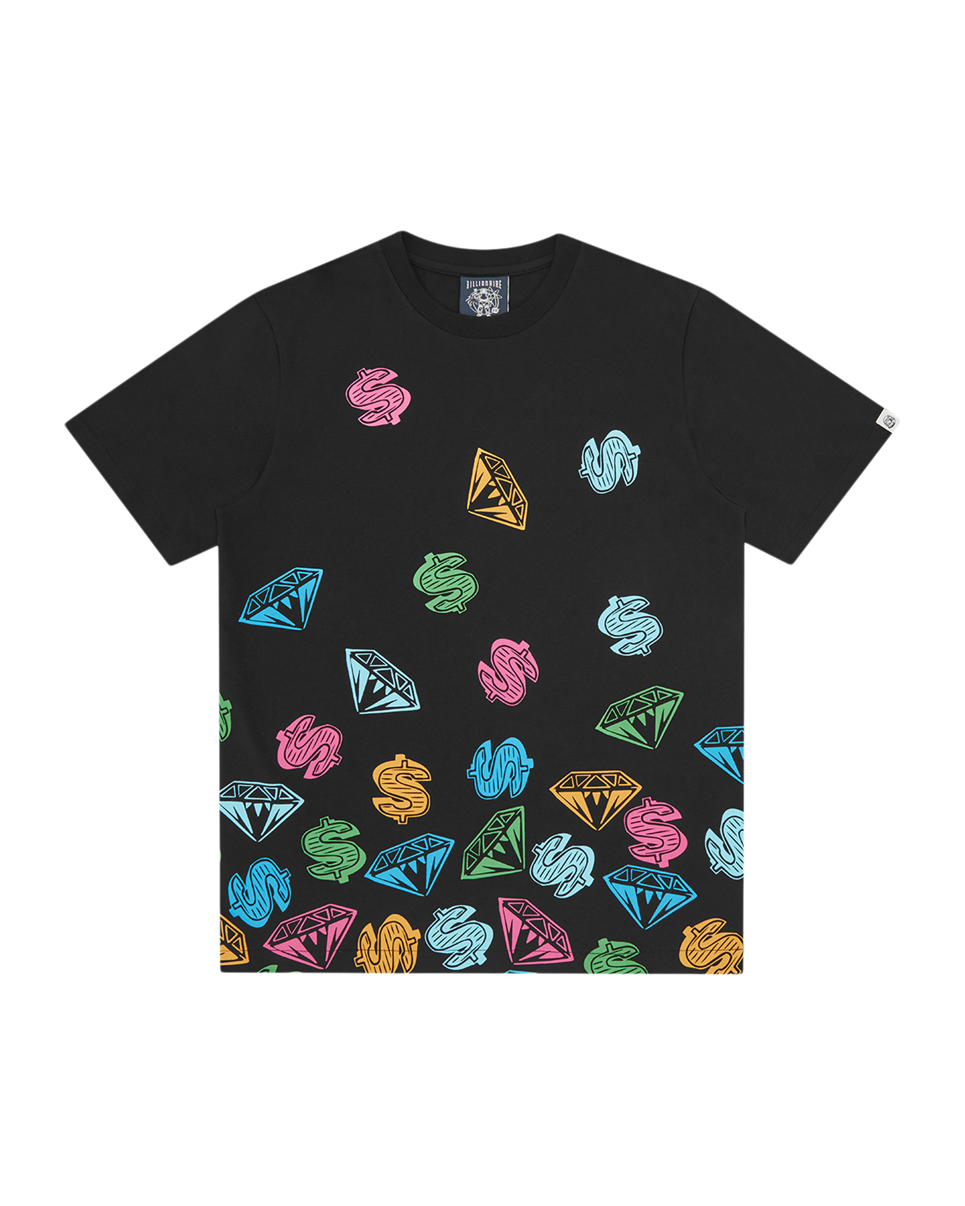babylclub Diamond logo top トップス Diamonds & Dollars Jumble T-Shirt – Billionaire Boys Club