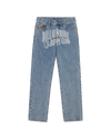 Faded Arch Logo Denim Pants