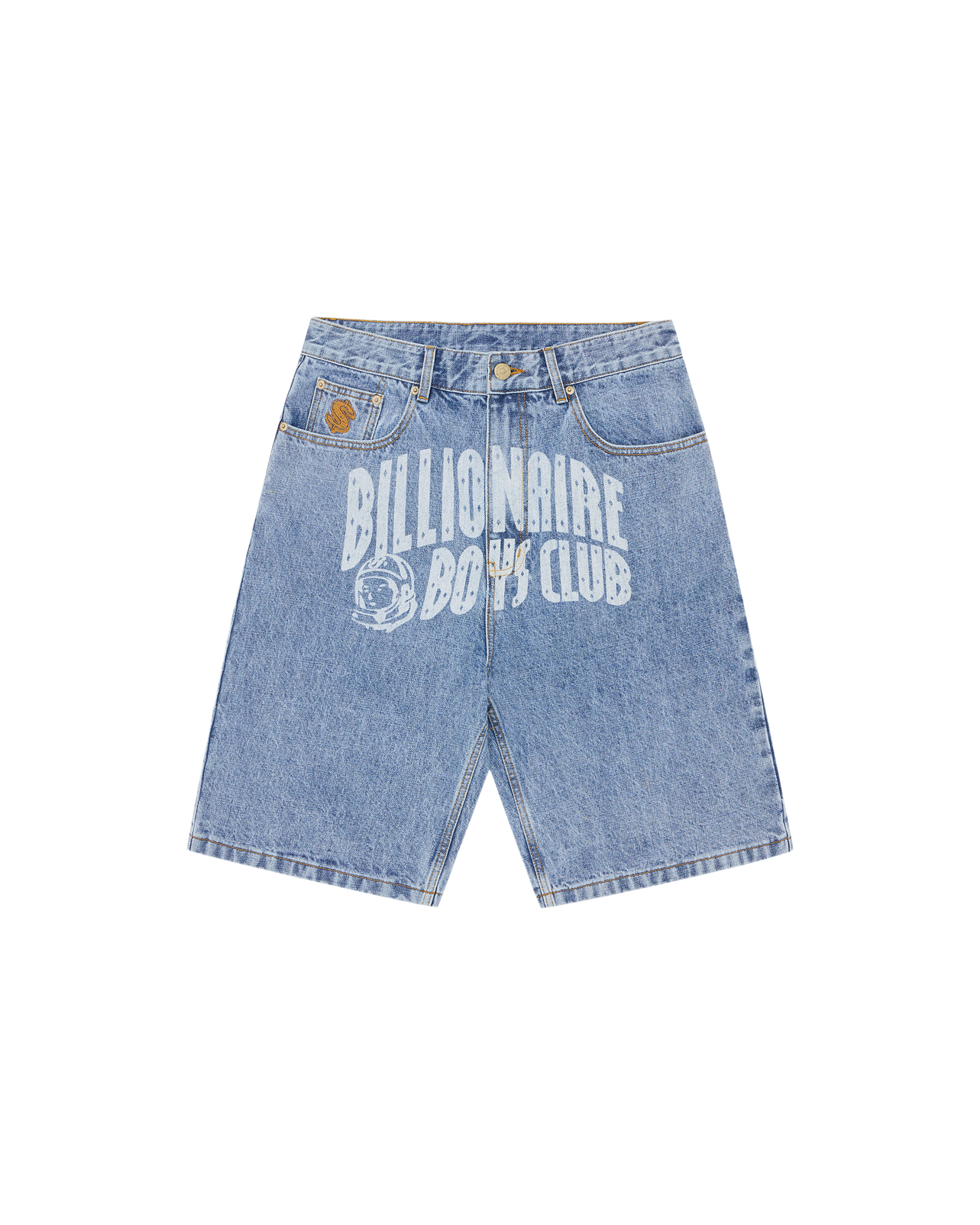 Faded Arch Logo Denim Shorts – Billionaire Boys Club
