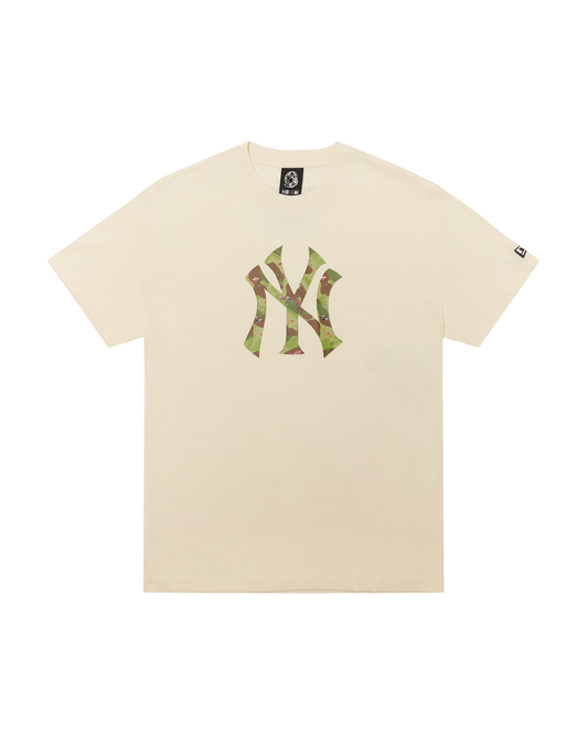 NY Yankees Space Camo Logo Tee
