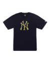 NY Yankees Space Camo Logo Tee