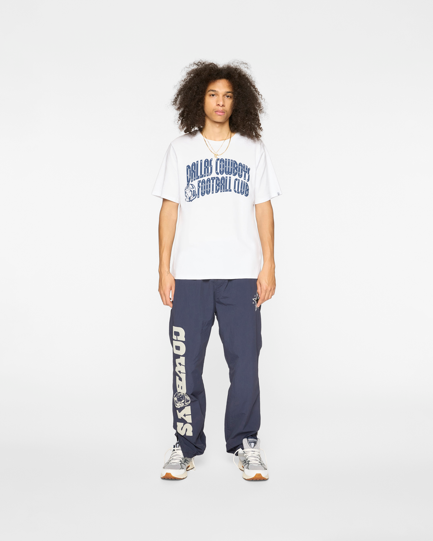 Dallas Cowboys Curve Logo SS White Tee