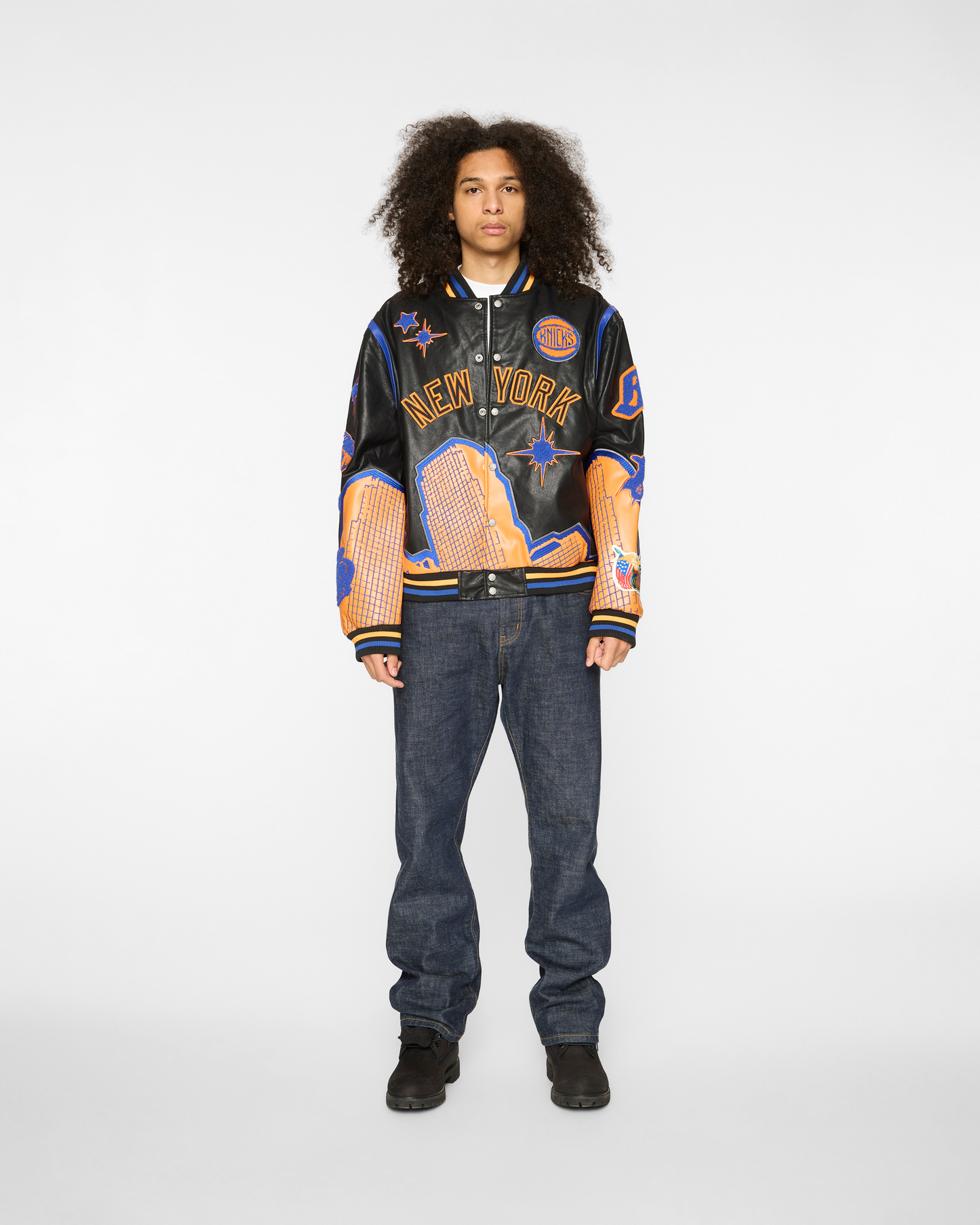 BBC X Jeff Hamilton Knicks Varsity Jacket