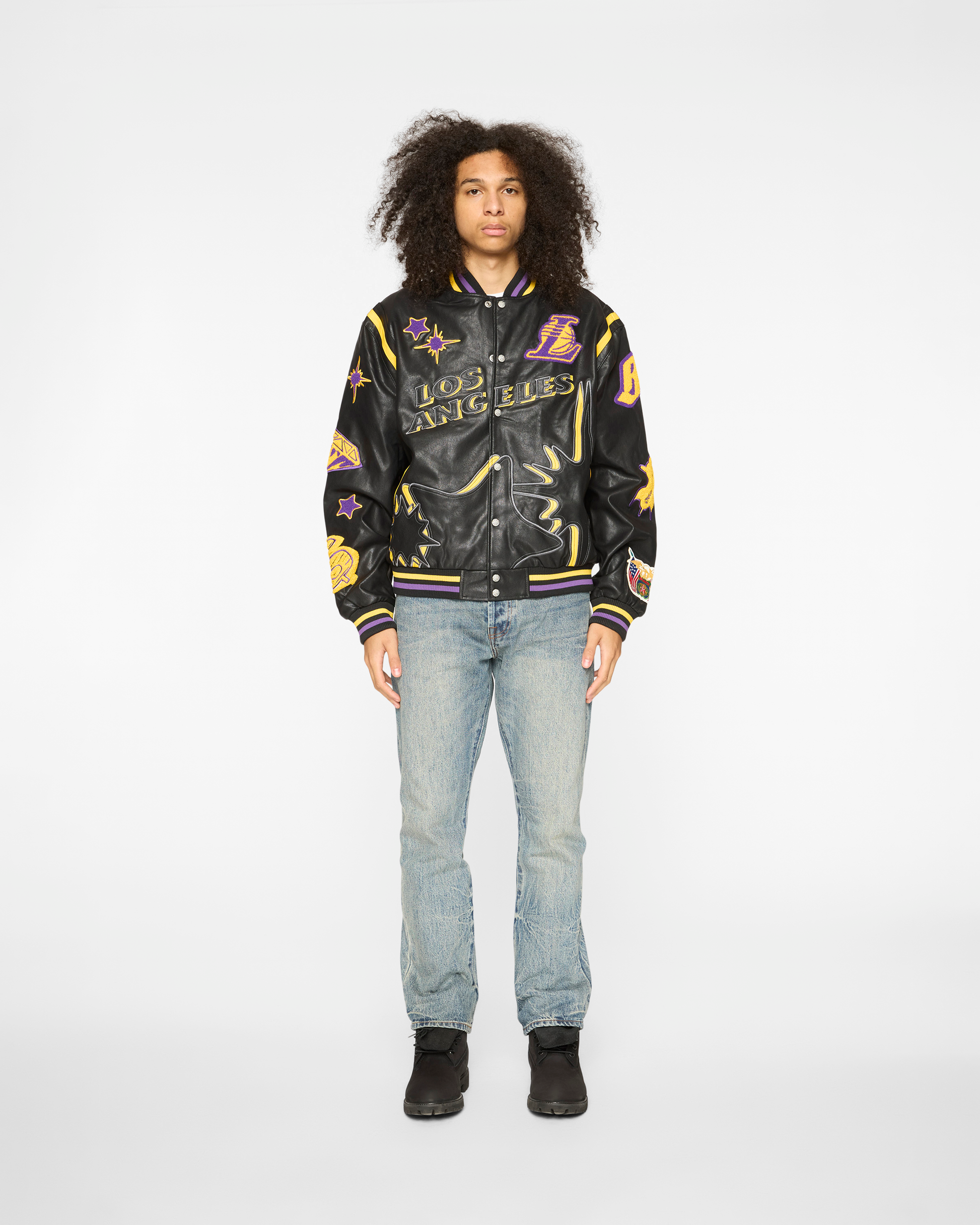 BBC X Jeff Hamilton Lakers Varsity Jacket – Billionaire Boys Club BBC X Jeff Hamilton Lakers Varsity Jacket – Billionaire Boys Club