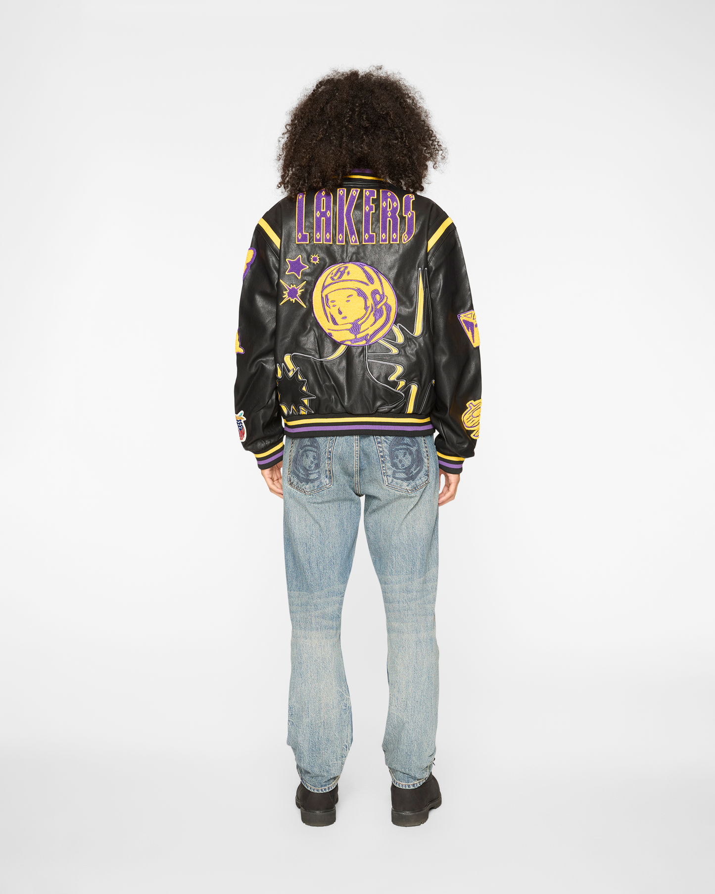 BBC X Jeff Hamilton Lakers Varsity Jacket