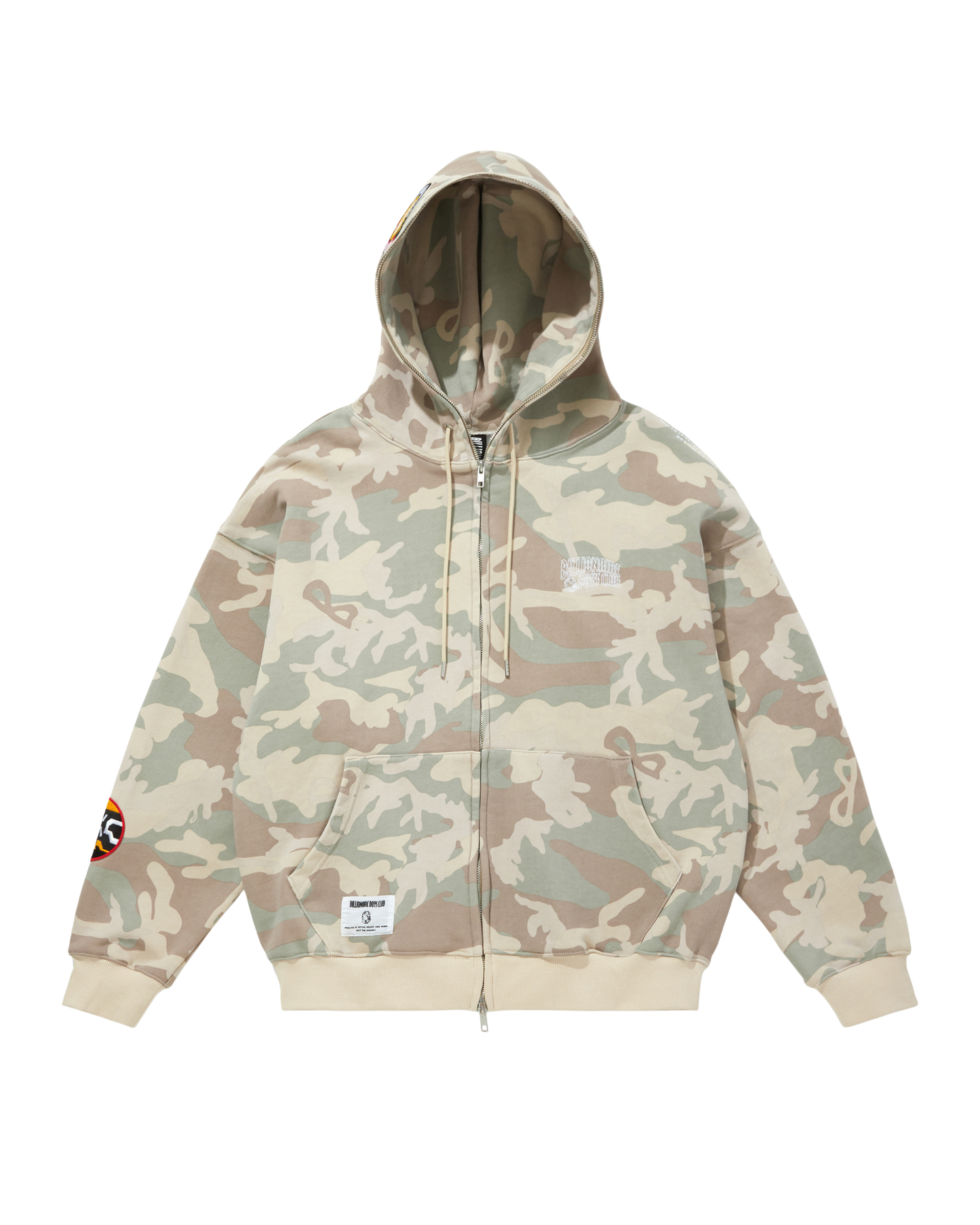 Cotton Full Zip Up Hoodie