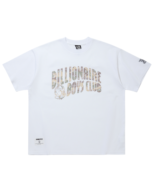 Cotton T-Shirt B Camo Arch Logo