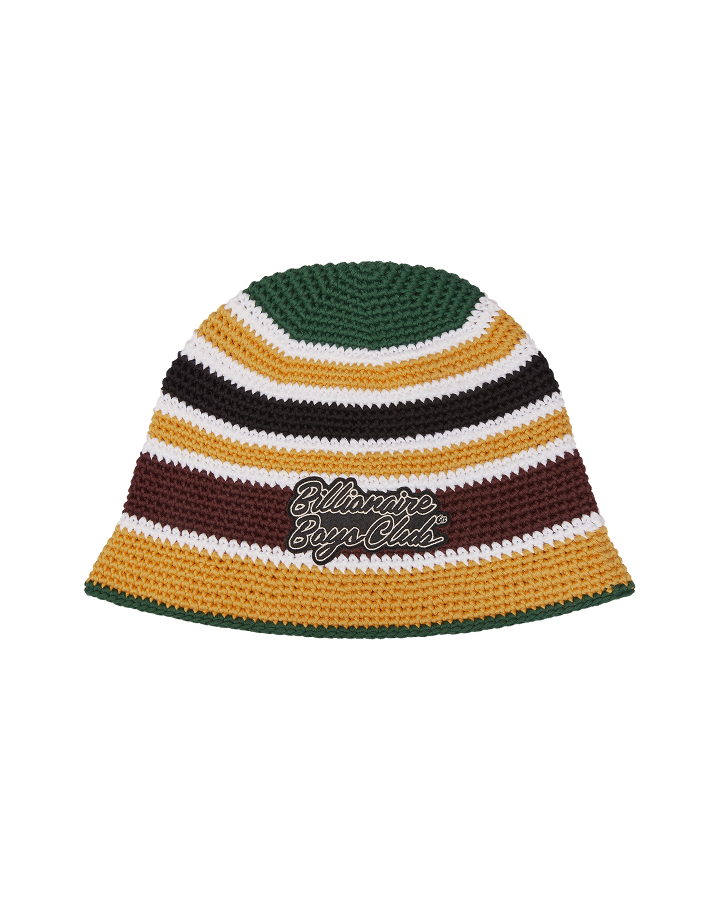 Crochet Stripe Bucket Hat