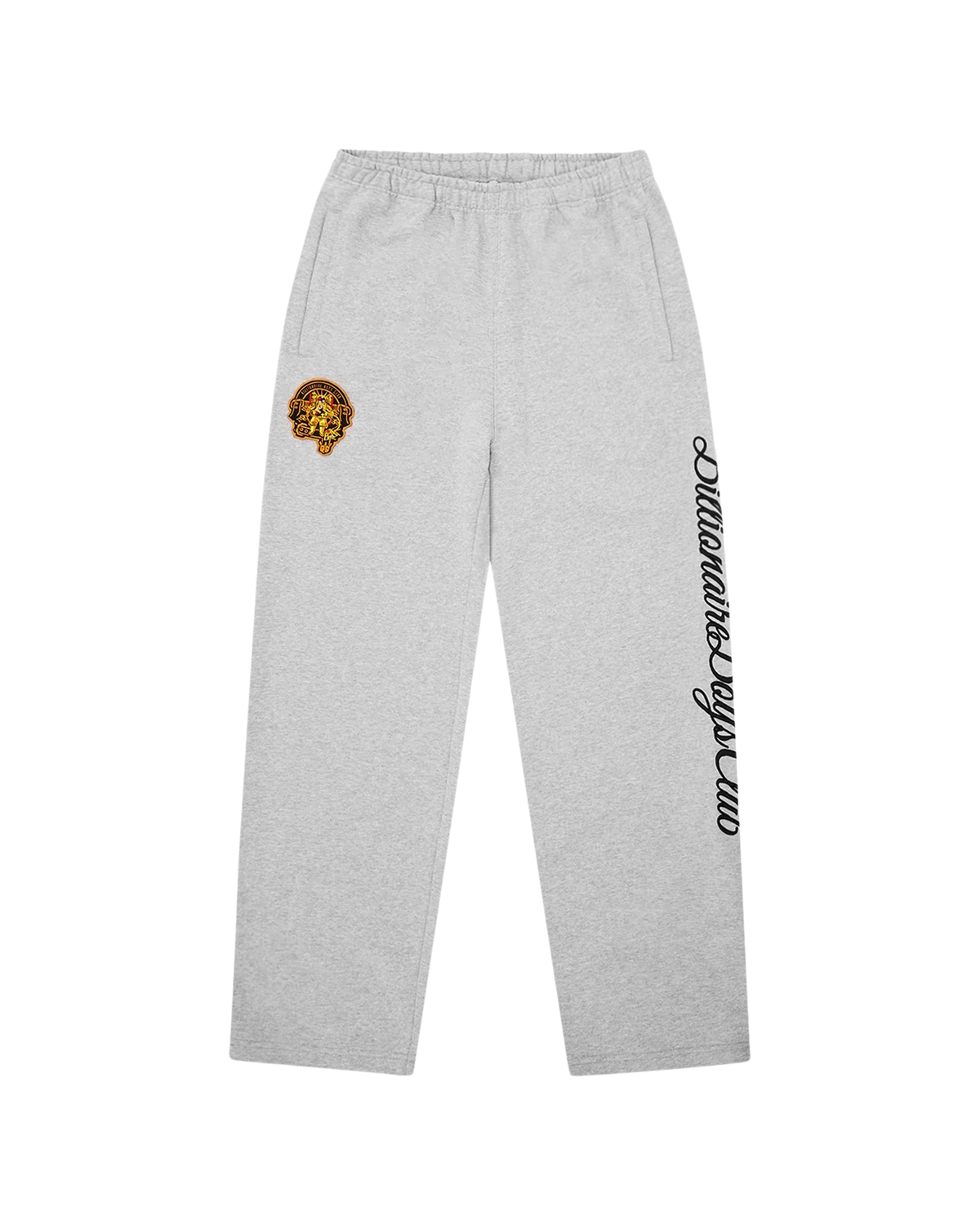 Script Crest Wide Leg Sweatpants