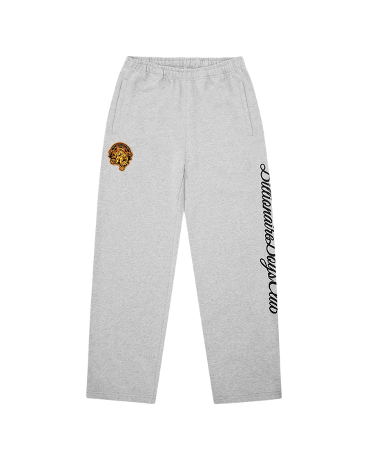 Script Crest Wide Leg Sweatpants
