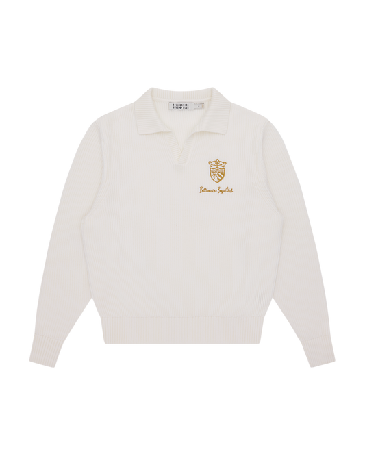 Clubhouse Knitted Collared Jumper