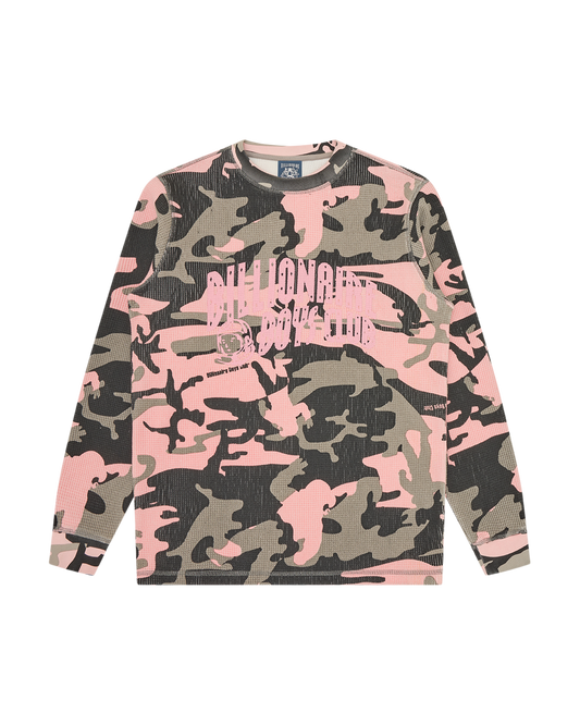 Stencil Arch Logo Waffle LS T-Shirt