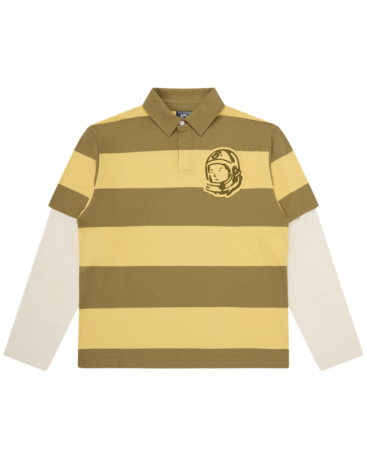 Applique Astro Layered Stripe LS Rugby Shirt