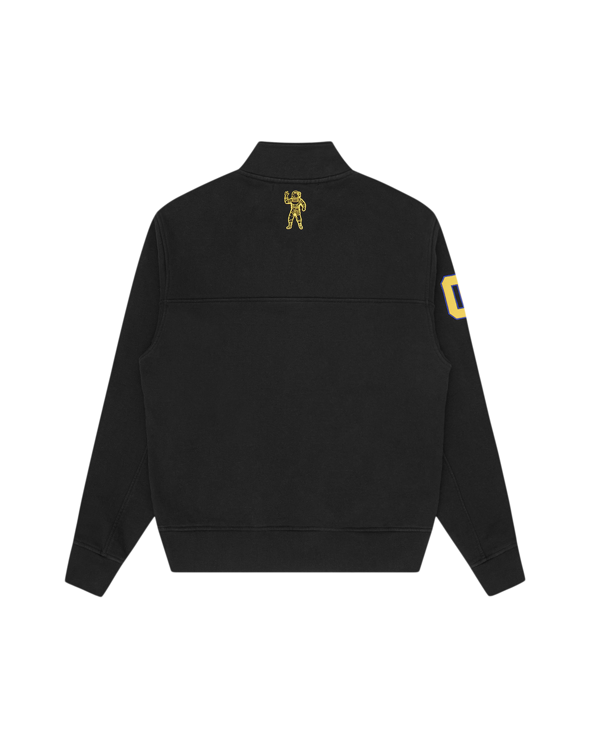 Script Panelled Quarter Zip Sweatshirt
