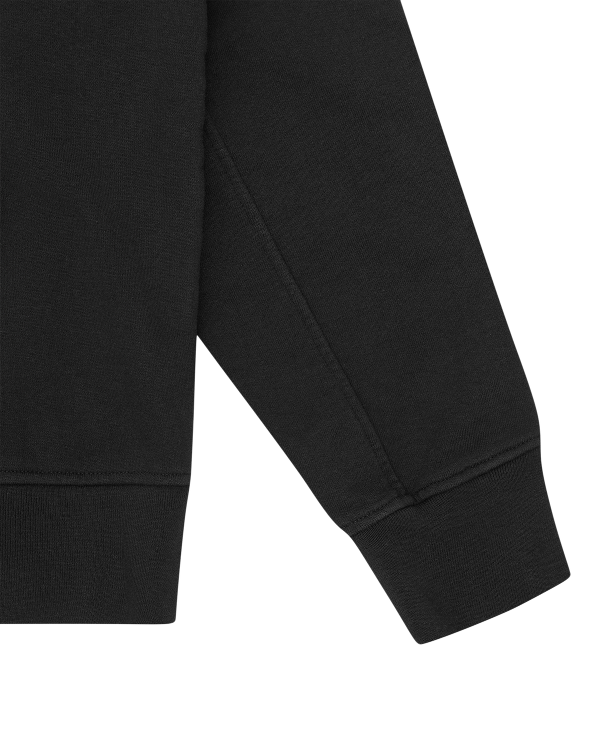Script Panelled Quarter Zip Sweatshirt